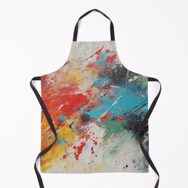 Item preview, Vibrant Abstract Red Blue and Yellow Splatters designed and sold by srgreen.