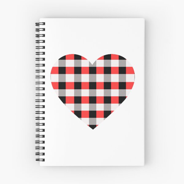Item preview, Red and Black Plaid Heart designed and sold by Allie Rockhill.