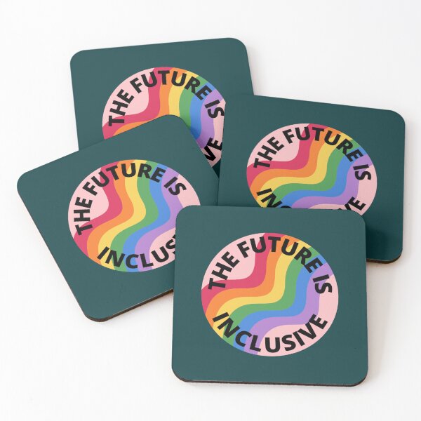 Artikelvorschau, Die Zukunft ist inklusive Pride Rainbow Pink entworfen und verkauft von hoiurara.