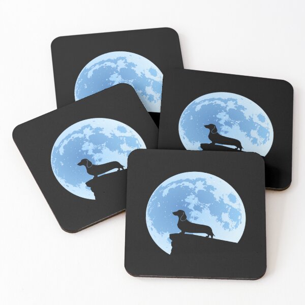 Item preview, Dachshund Moon Silhouette Nicker s® on Redbubble designed and sold by yutvlgskiz27.