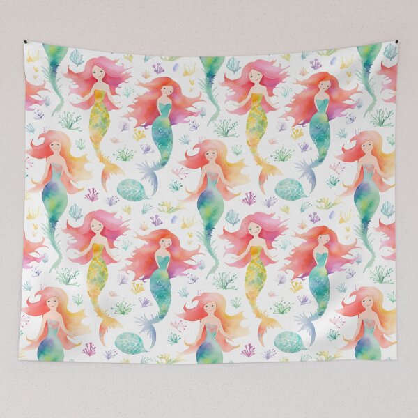 Item preview, Mermaids Pattern 13 designed and sold by DigitalPatternx.