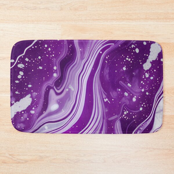 Item preview, Purple & White Marble Symphony #10 designed and sold by BirdsnStuff.
