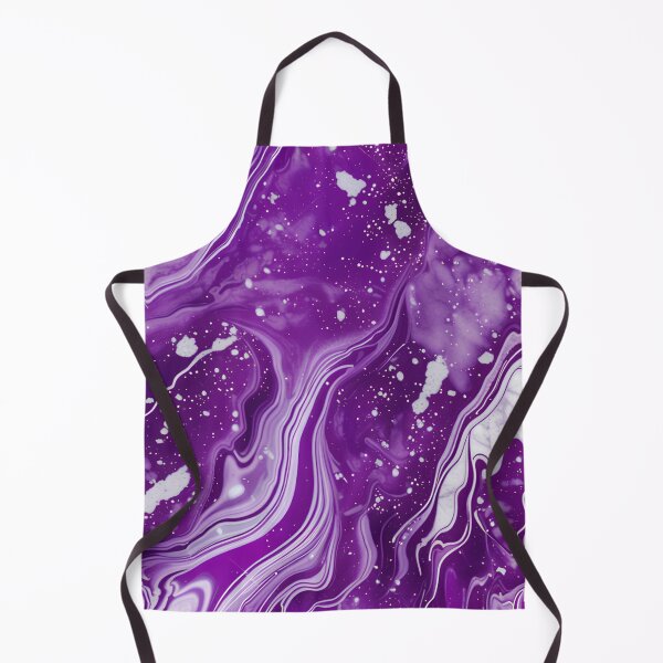Item preview, Purple & White Marble Symphony #10 designed and sold by BirdsnStuff.