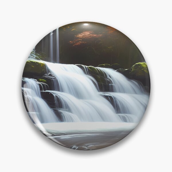 Artikelvorschau, Wald-Wasserfall-Malerei entworfen und verkauft von Electric-Canvas.