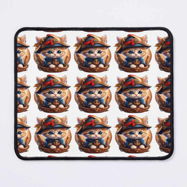 Item preview, The pirate kitty of the wicker ship designed and sold by TodoDecoArt.