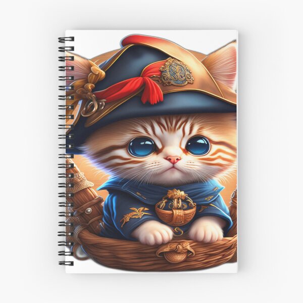 Item preview, The pirate kitty of the wicker ship designed and sold by TodoDecoArt.