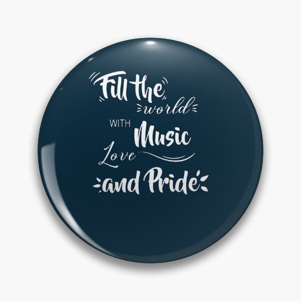 Item preview, Fill the world with music love and pride- Hamiltion musical quote designed and sold by fileslye.