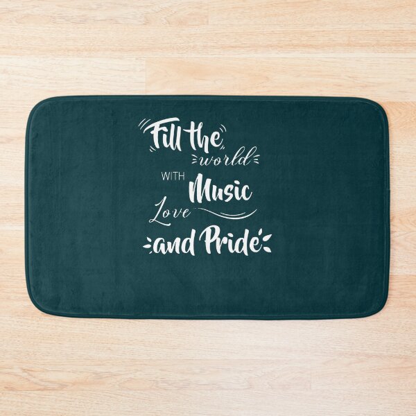 Item preview, Fill the world with music love and pride- Hamiltion musical quote designed and sold by fileslye.