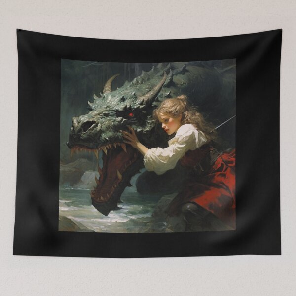 Item preview, Damsel and Dragon #1 designed and sold by Demonik-Art.