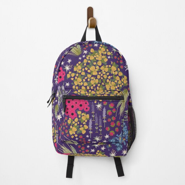 Item preview, Tossed Desert Florals on Purple Background designed and sold by Marie Friddle.