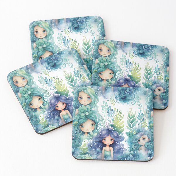 Item preview, Mermaids Pattern 14 designed and sold by DigitalPatternx.