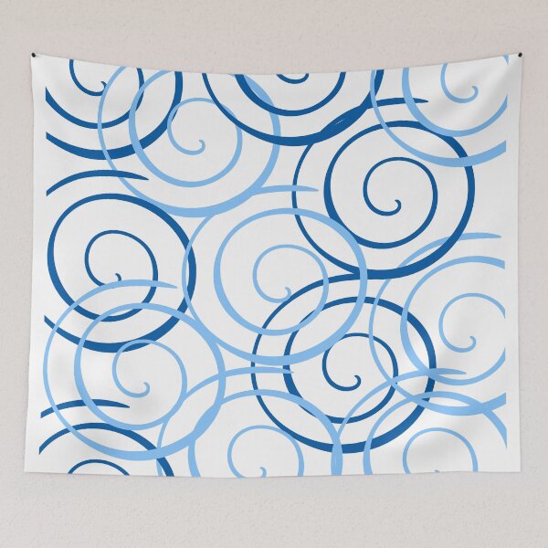 Item preview, Blue Swirl Pattern designed and sold by nyccatmom.