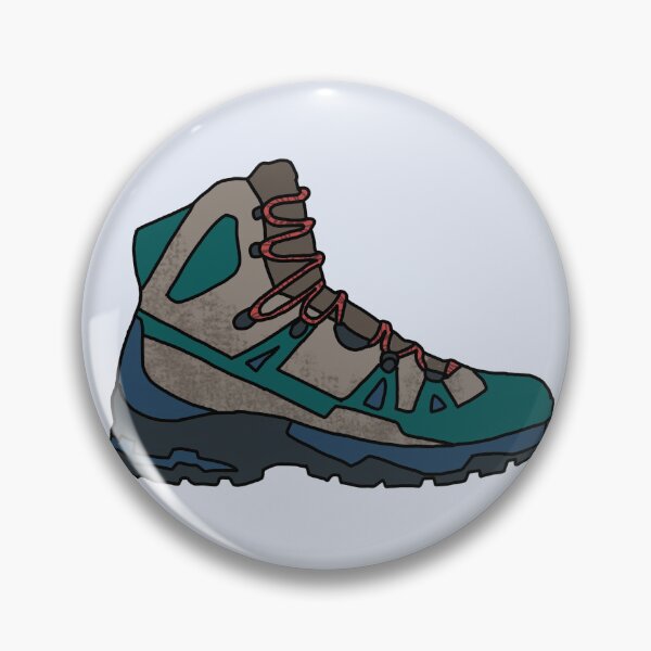 Item preview, Hiking Boot Blue and Green designed and sold by wildernesslove.