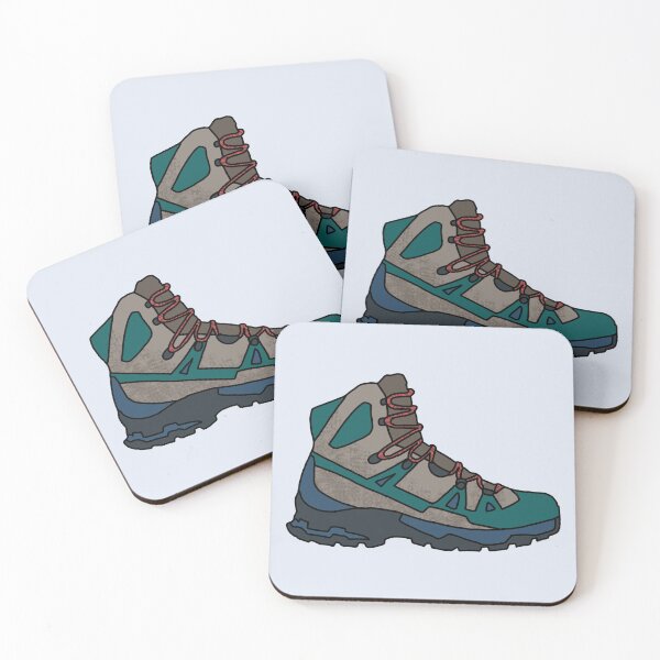 Item preview, Hiking Boot Blue and Green designed and sold by wildernesslove.