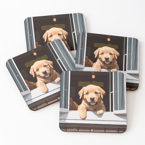 Item preview, Puppy Lab - Labrador Puppy At The Window designed and sold by JHANL.
