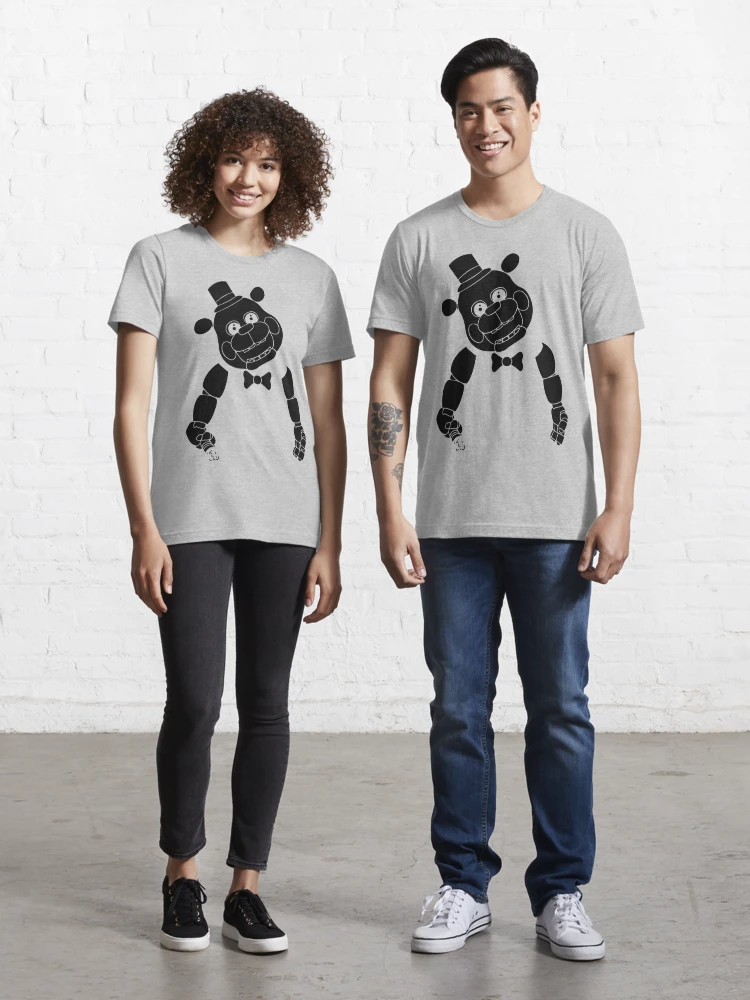 Five Nights at Freddy's Freddy Fazbear Silhouette Tee - Black