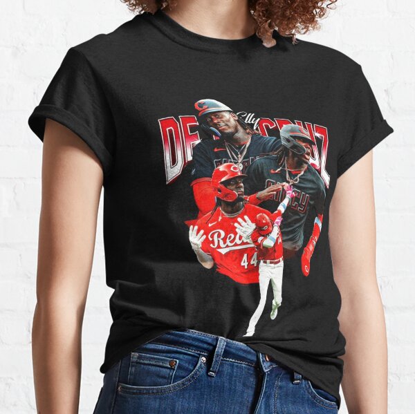 Elly De La Cruz Tee, Cincinnati Reds Baseball Shirt - Ink In Action