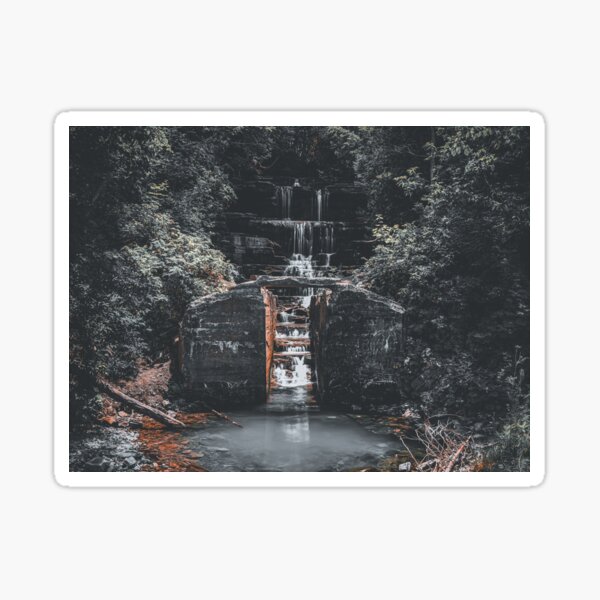 Item preview, Grunge City Waterfall Photo V3 designed and sold by Family Journey with God.