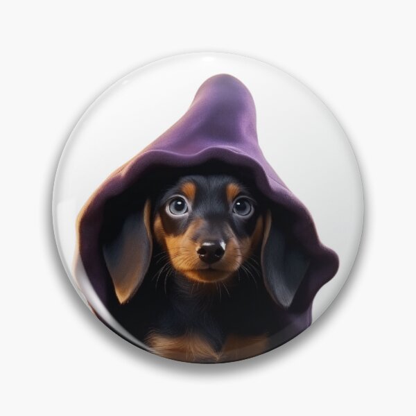 Item preview, Halloween Doberman Puppy | Witch Doberman Pinscher | Doberman Puppy designed and sold by PawsandPages.