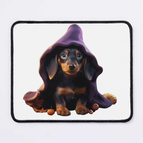 Item preview, Halloween Doberman Puppy | Witch Doberman Pinscher | Doberman Puppy designed and sold by PawsandPages.