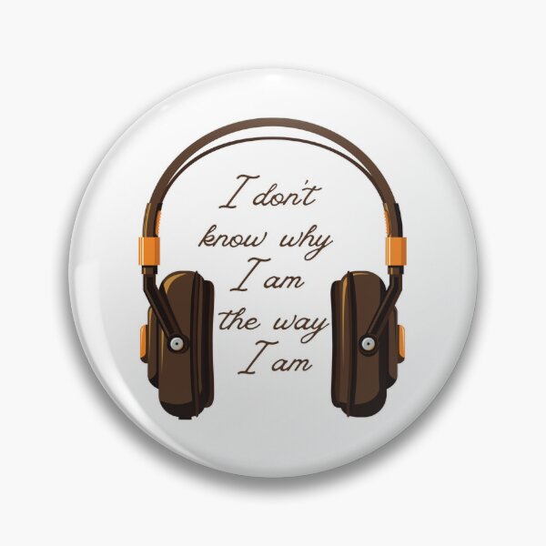 Item preview, Boygenius Not Strong Enough Lyric Headphone Design designed and sold by QuirkyDesignsINC.