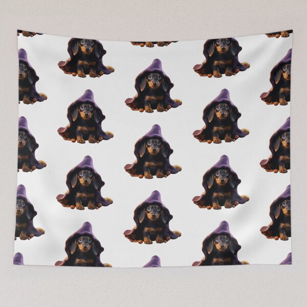 Item preview, Halloween Doberman Puppy | Witch Doberman Pinscher | Doberman Puppy designed and sold by PawsandPages.