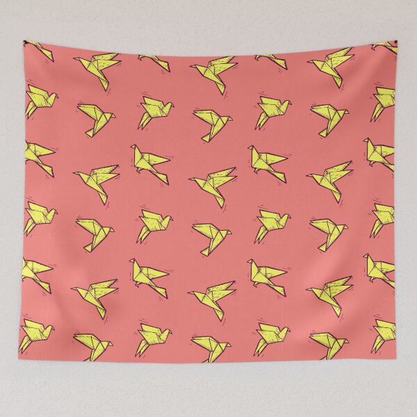 Item preview, Tsuru origami pink rose pattern  designed and sold by Rômulo Queiroz.