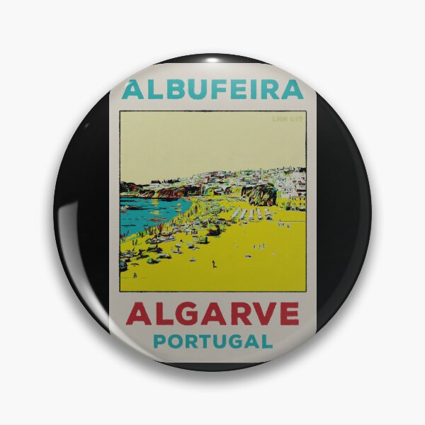 Item preview, Albufeira Beach in Algarve, Portugal | Poster type Stunning Coastal View designed and sold by Lemomo-artworks.