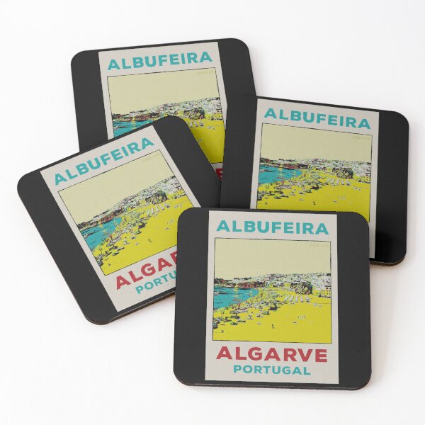 Item preview, Albufeira Beach in Algarve, Portugal | Poster type Stunning Coastal View designed and sold by Lemomo-artworks.