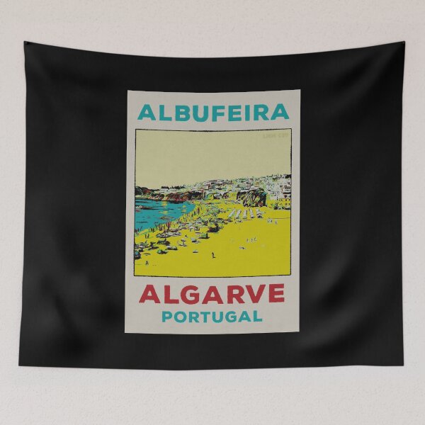 Item preview, Albufeira Beach in Algarve, Portugal | Poster type Stunning Coastal View designed and sold by Lemomo-artworks.