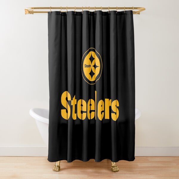 Pittsburgh Steelers Shower Curtains for Sale