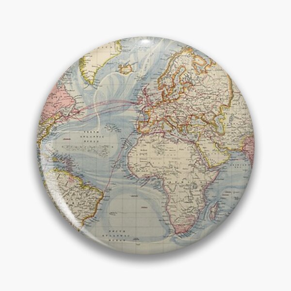 Item preview, Vintage Map of The World (1883) designed and sold by marionkulaa.