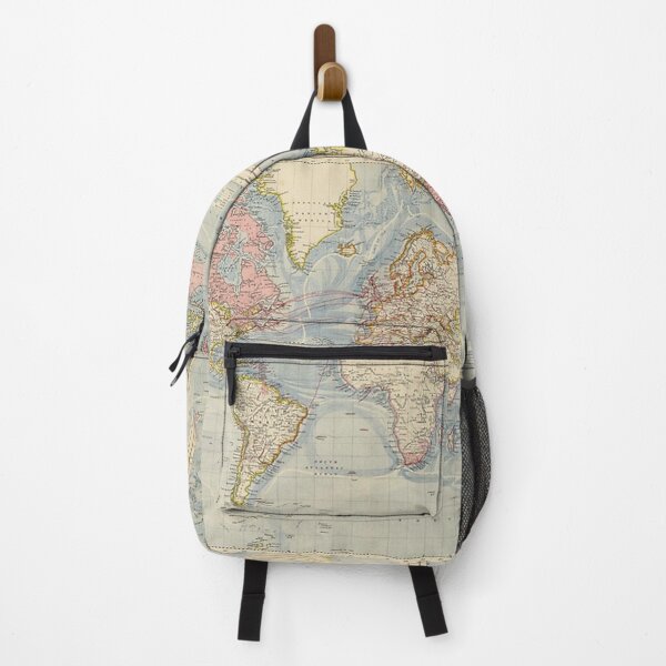 Item preview, Vintage Map of The World (1883) designed and sold by marionkulaa.