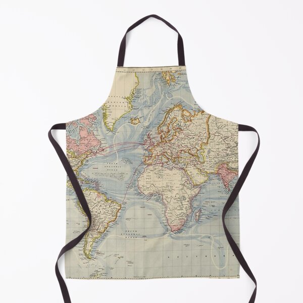 Item preview, Vintage Map of The World (1883) designed and sold by marionkulaa.