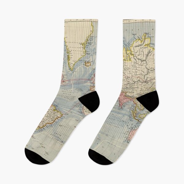 Item preview, Vintage Map of The World (1883) designed and sold by marionkulaa.