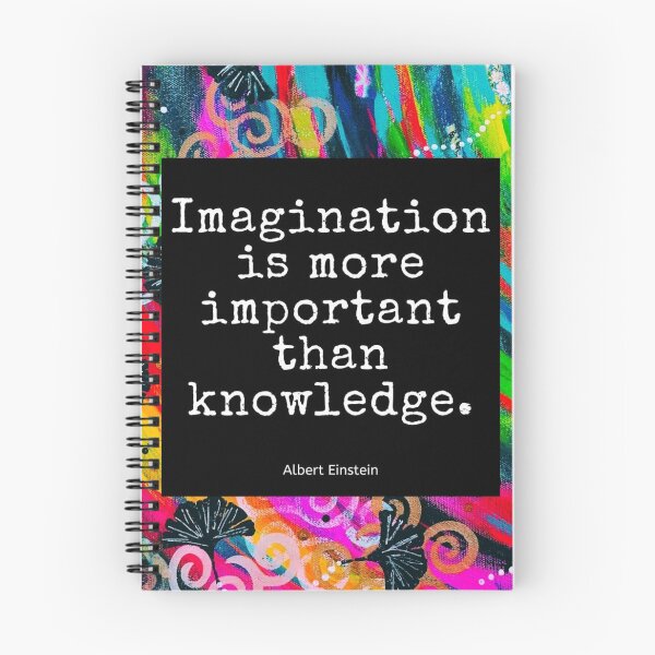 Item preview, Imagination is more important than knowledge designed and sold by Sue Catt.
