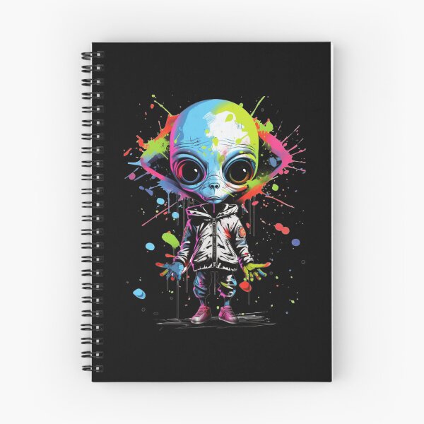 Item preview, Funny Colorfull AlienAliens Ufo Alien designed and sold by ArtFromBeyond.