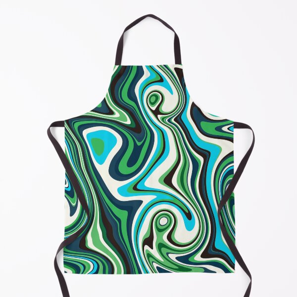 Item preview, Green and blue swirls designed and sold by FatBirdie.