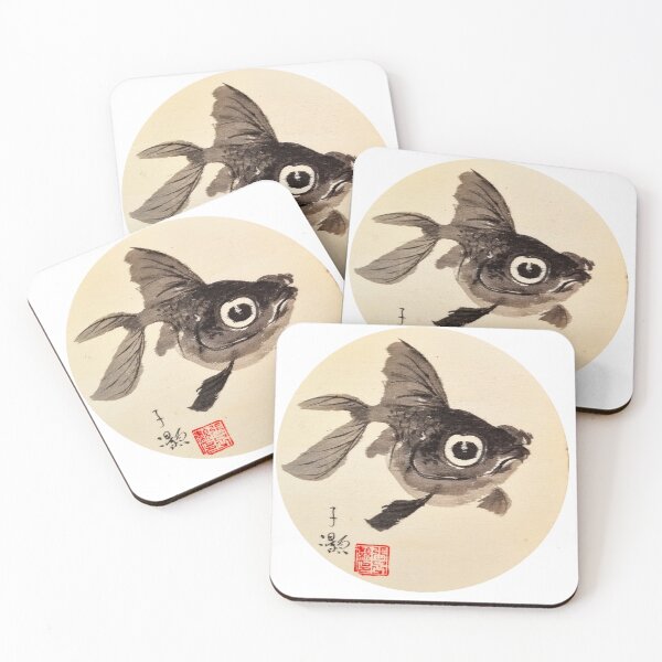 Item preview, Cute-eye Black Goldfish designed and sold by Huluhua.