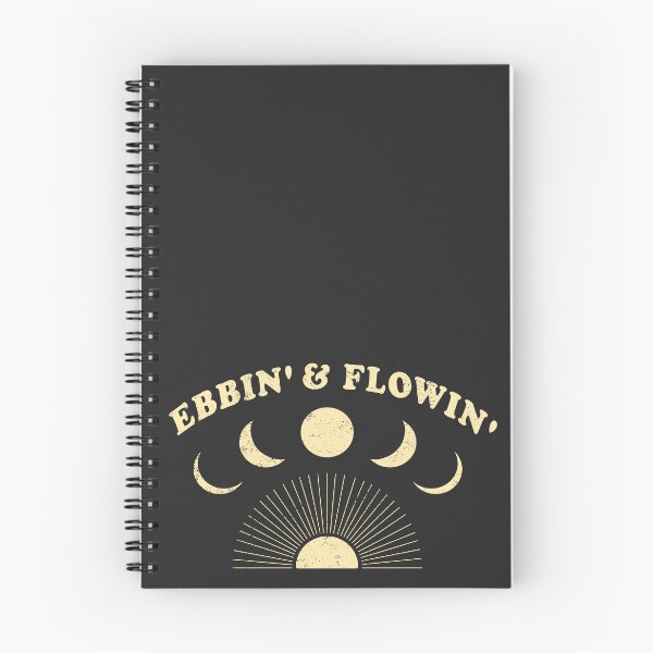 Item preview, Ebbin' and Flowin' Moon Phase Graphic Tshirt Design designed and sold by Dina June.