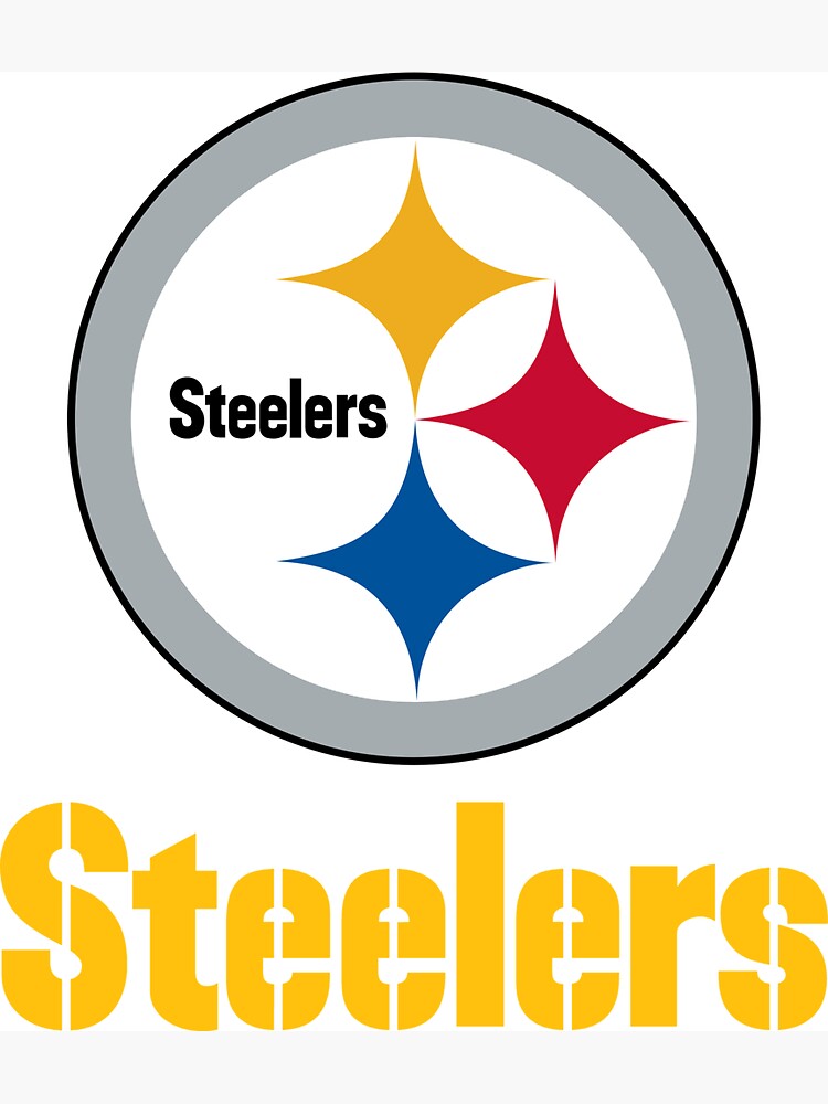 Steelers Merch Football Magnet/pittsburgh Coasters 