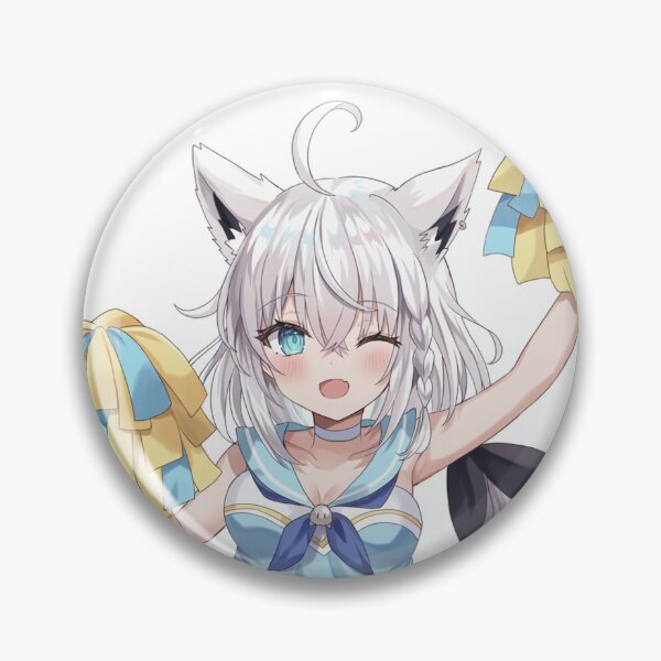 Item preview, Shirakami Fubuki Wearing Cheerleader Outfit | hololive Gamers designed and sold by Risumu.