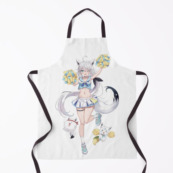 Item preview, Shirakami Fubuki Wearing Cheerleader Outfit | hololive Gamers designed and sold by Risumu.