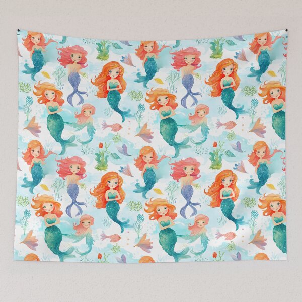 Item preview, Mermaids Pattern 15 designed and sold by DigitalPatternx.