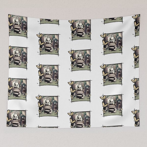 Item preview, Striking Moody Studious Cat designed and sold by YourStoryStudio.