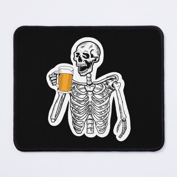 Item preview, Boozy Skeleton designed and sold by ChickenTeell.