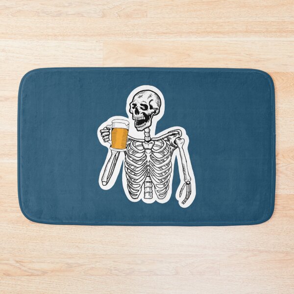 Item preview, Boozy Skeleton designed and sold by ChickenTeell.
