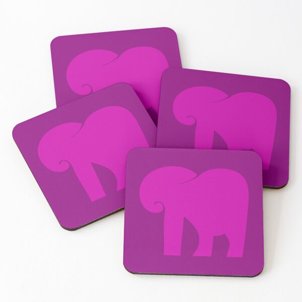 Item preview, Minimalist Pink Elephant designed and sold by Bauani.