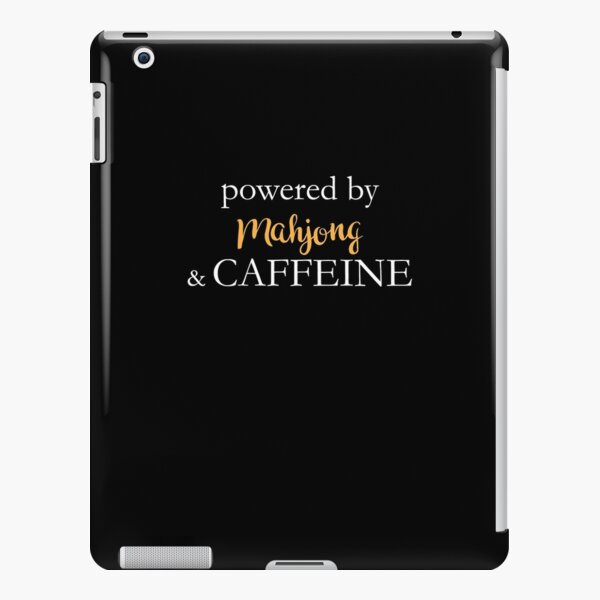 Powered By Mahjong And Caffeine iPad Snap Case
