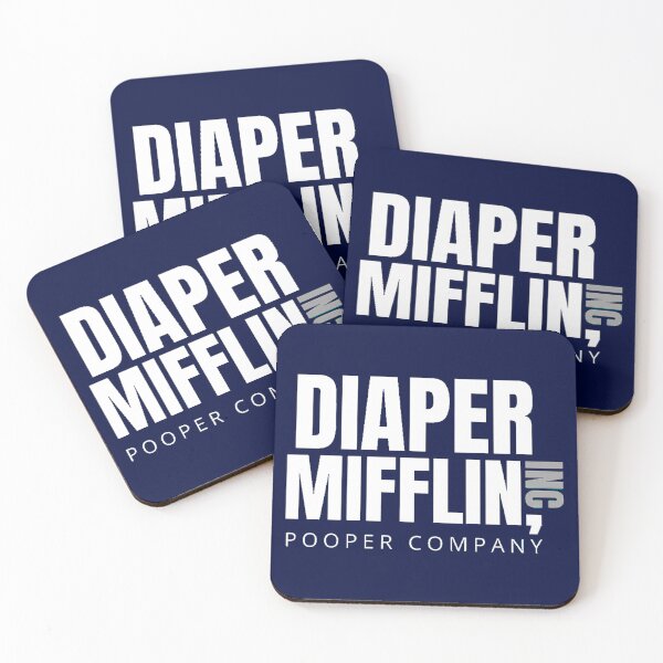 Item preview, DIAPER MIFFLIN POOPER COMPANY - THE OFFICE PARODY DESIGN Active  designed and sold by samuelgom.